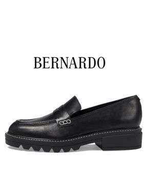 Bernardo Anthropologie Women’s Selma Antique Calf Platform Loafers‎ - Size 11M